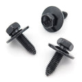 SEM Screw, M8 x 30mm with 24mm Washer, Black