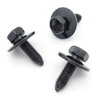 SEM Screw, M8 x 30mm with 24mm Washer, Black