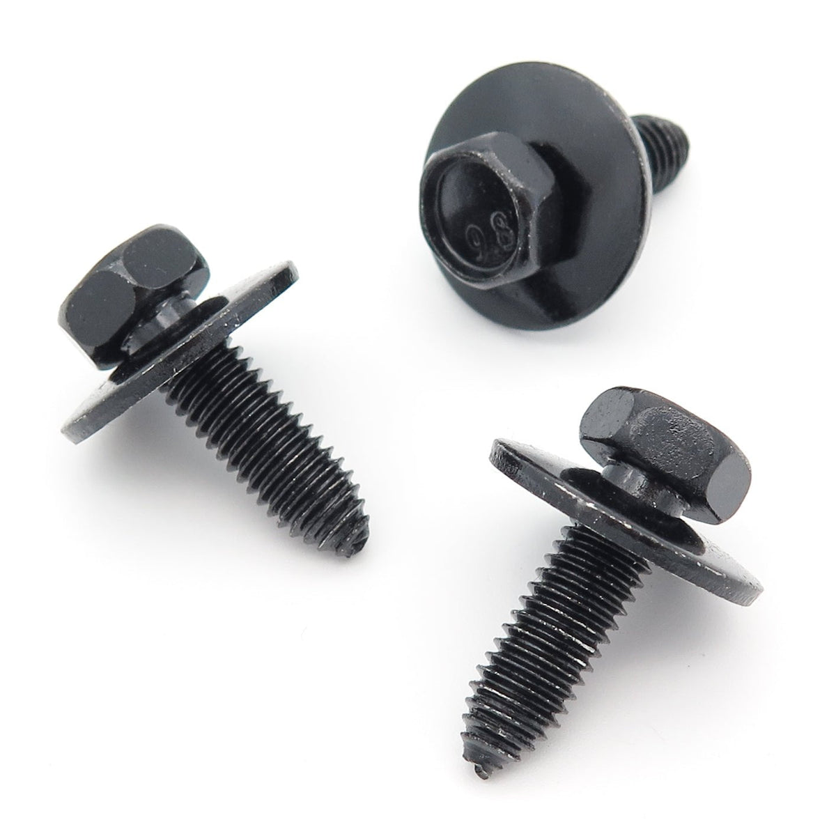 SEM Screw, M8 x 30mm with 24mm Washer, Black