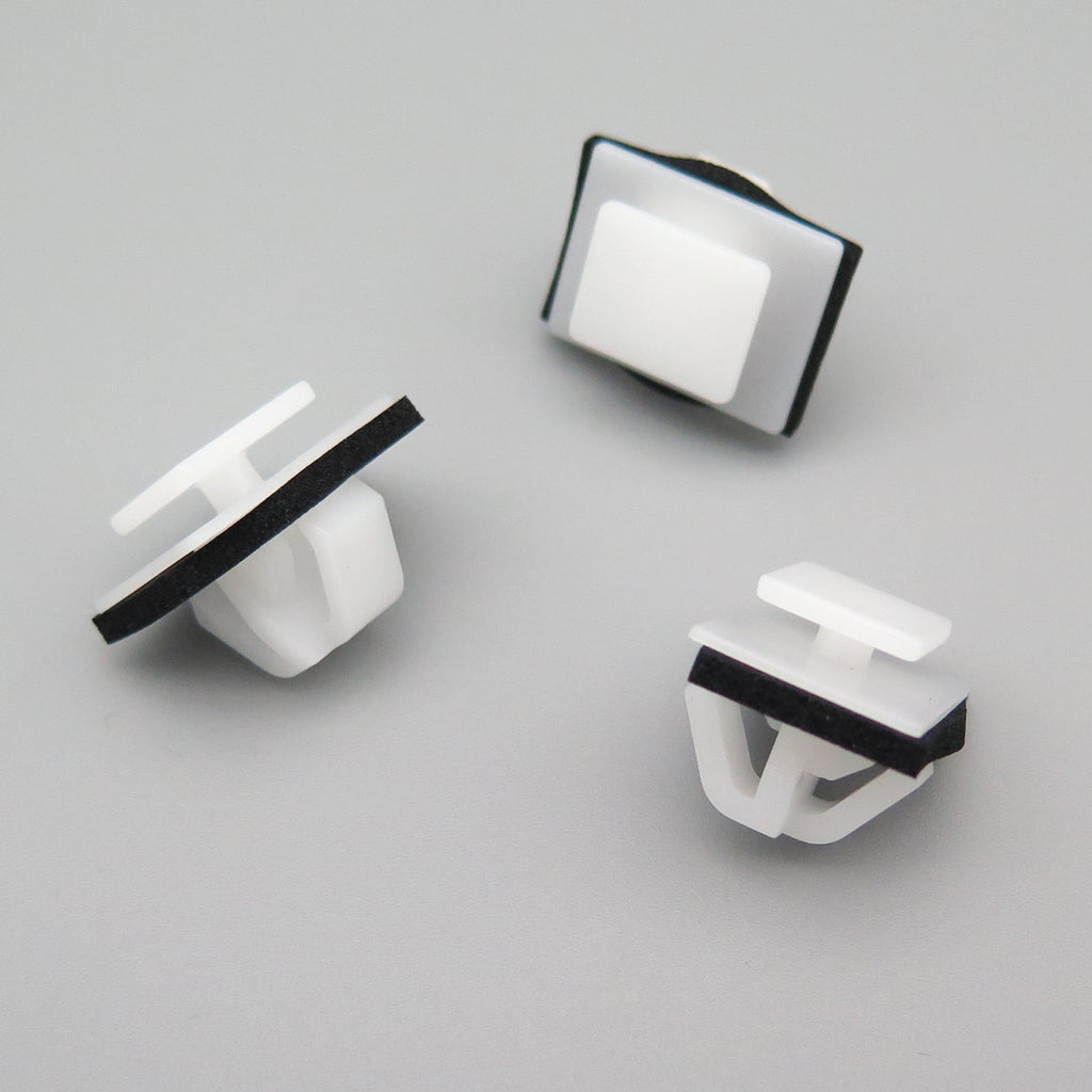 Exterior Trim Moulding Clip, White