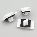 Exterior Moulding Clips, White