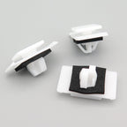 Exterior Moulding Clips, White
