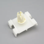 Side Moulding Clip, White with Grommet - image 3