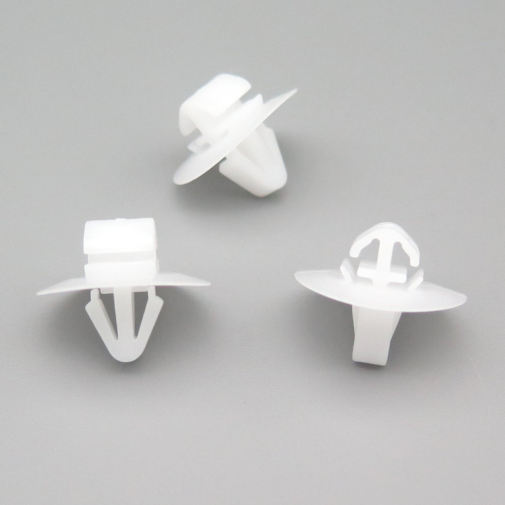 Body Moulding Clip, White - image 3
