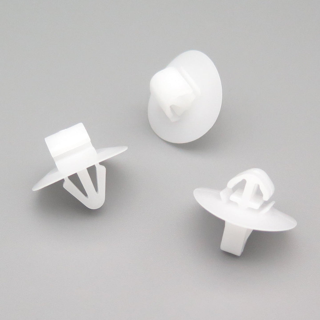 Body Moulding Clip, White