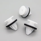 Trim Moulding Clip, White With Washer