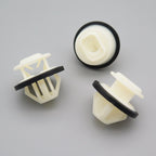Mercedes-Benz Side Skirt & Moulding Clip, White with Washer