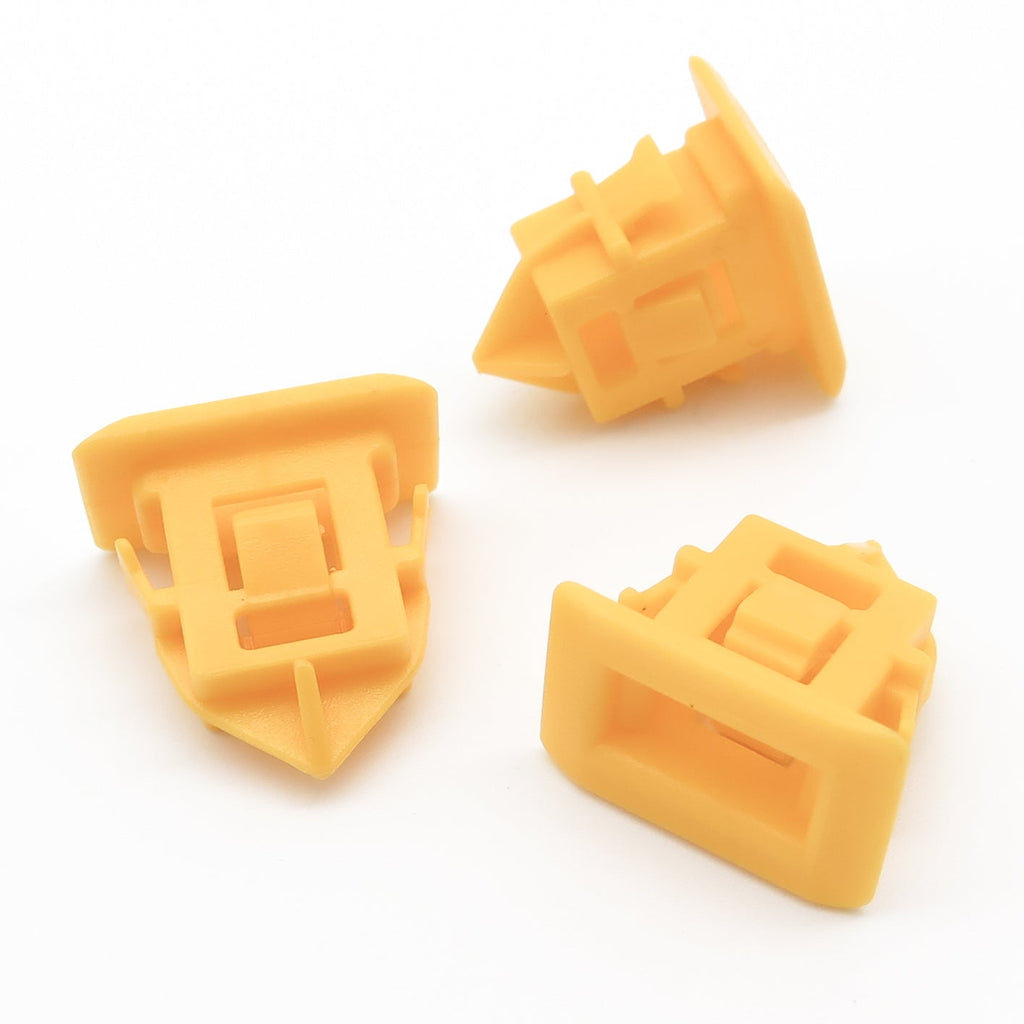 Moulding Mounting Clip, Yellow