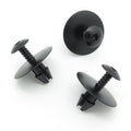 Screw Fit Plastic Rivet, Black