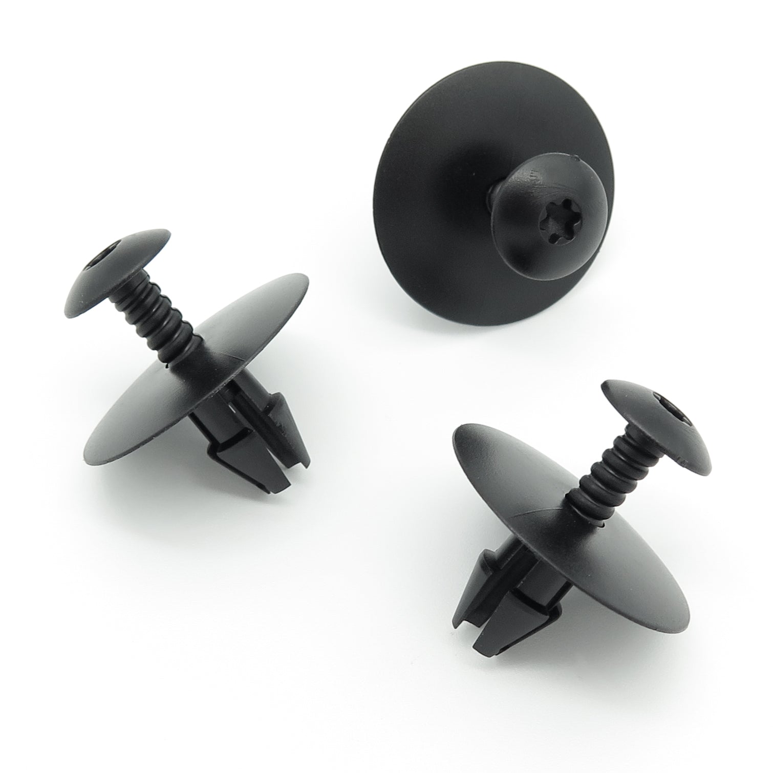 Screw Fit Plastic Rivet, Black
