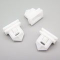 Side Skirt & Sill Moulding Clips, White