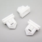Side Skirt & Sill Moulding Clips, White