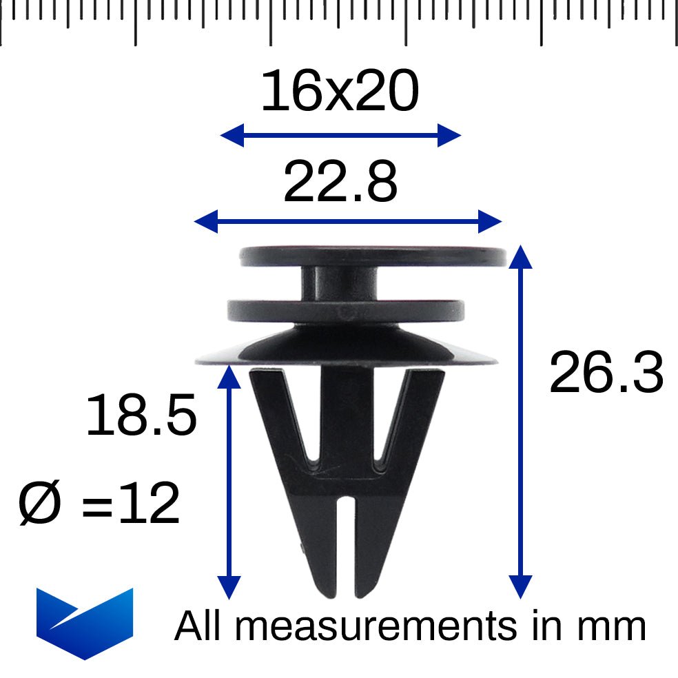 Side Moulding Clip - image 2