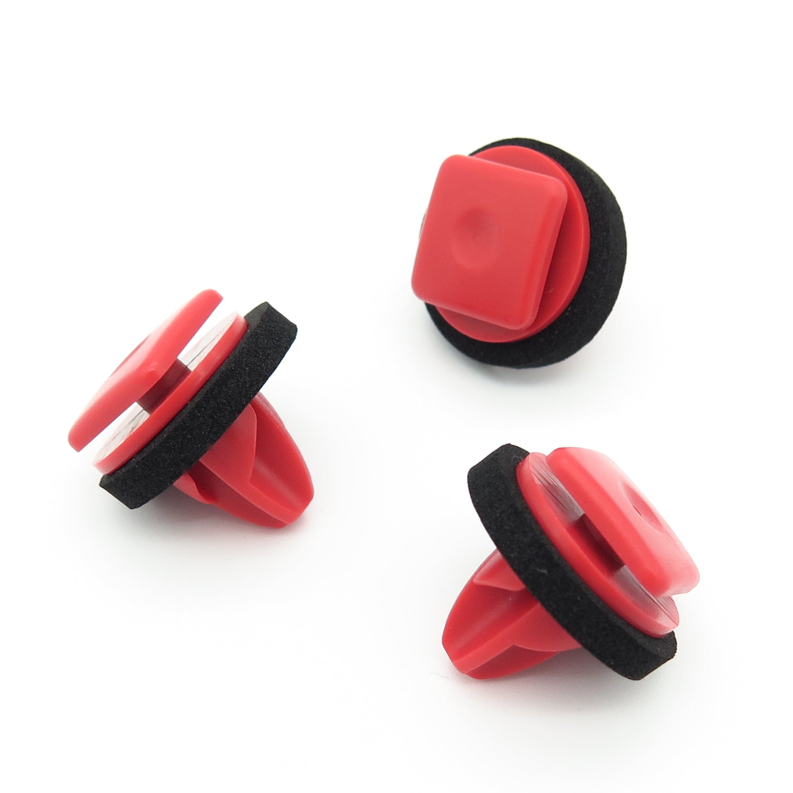 Trim Moulding Clip, Red with Washer