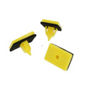 Screw Mount Clip, Yellow