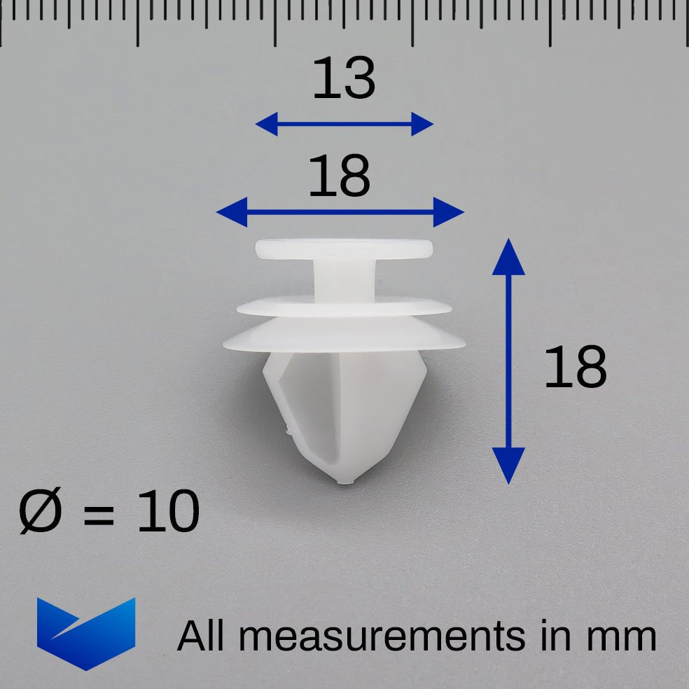 Trim Moulding Clip, White - image 2