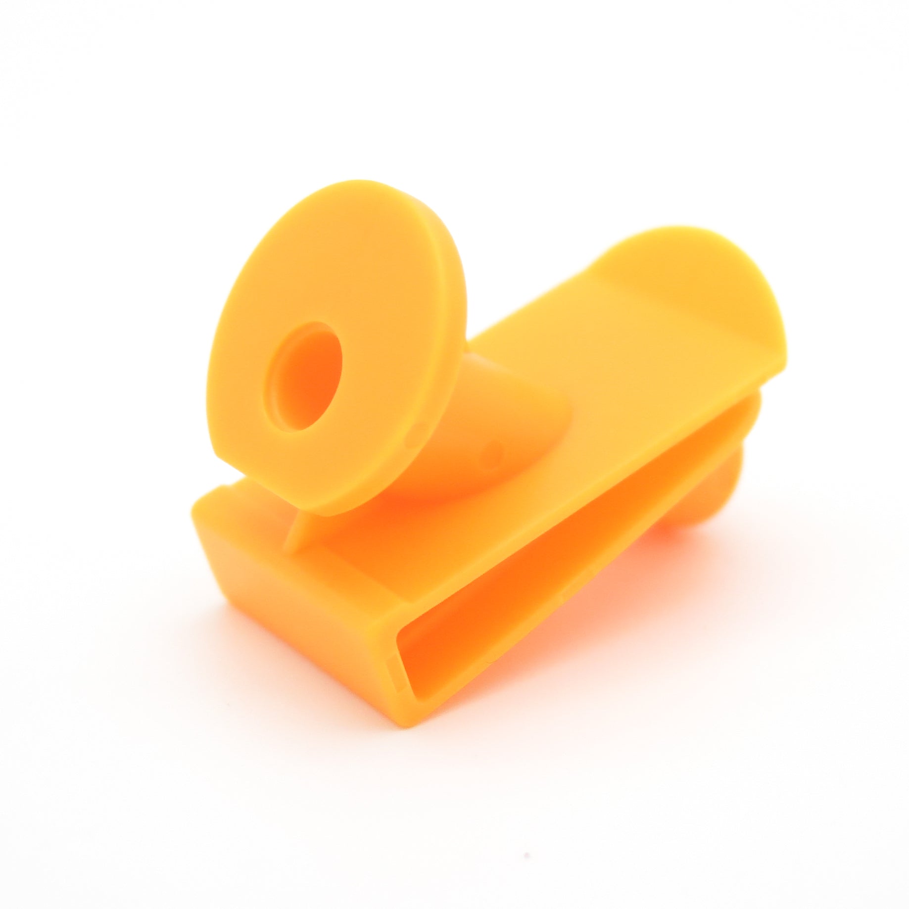 Angled Screw Grommet Mounting Clip, Yellow - image 3