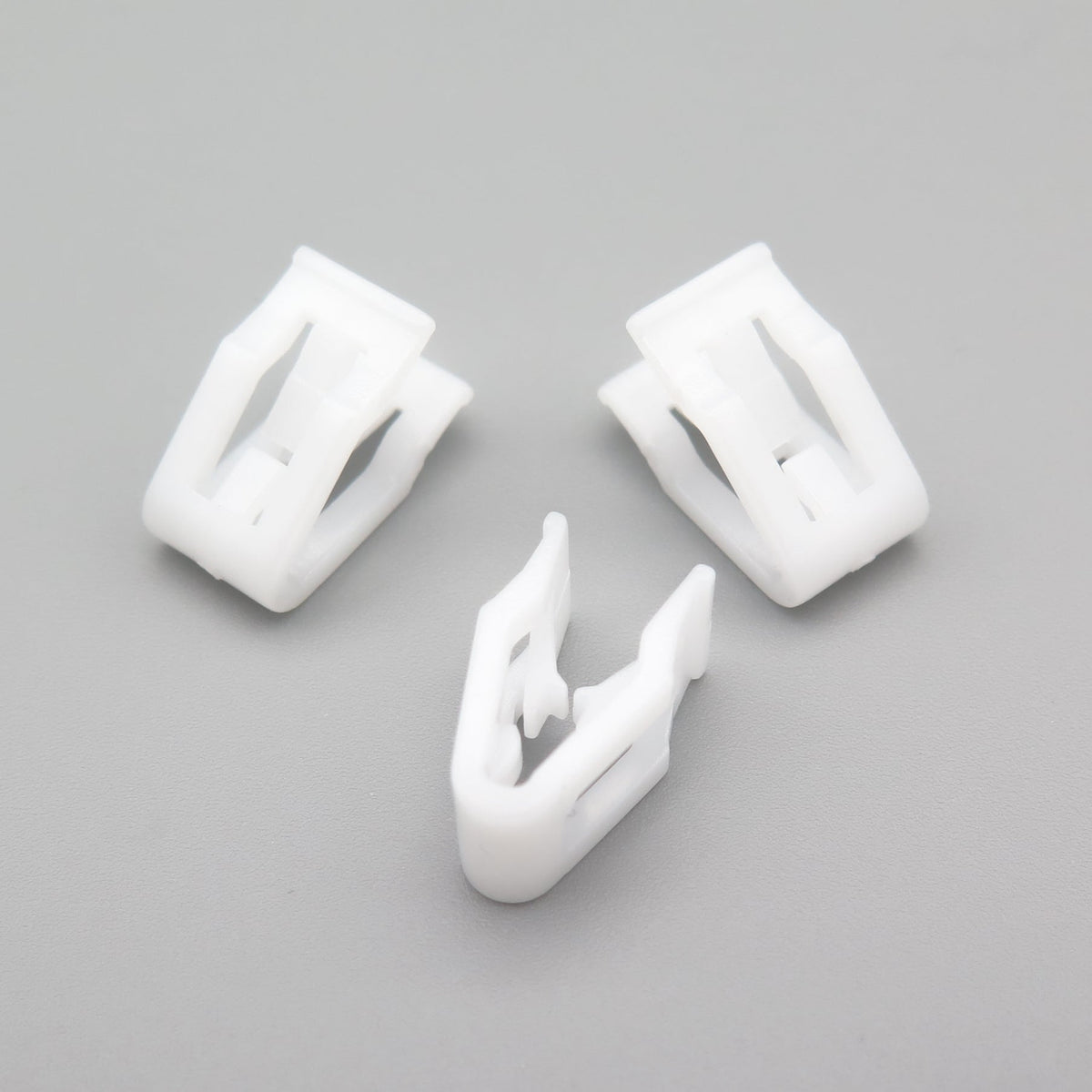 Snap Fit Trim Clip, White