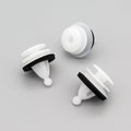Exterior Moulding Clip, White with Washer