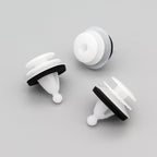 Exterior Moulding Clip, White with Washer