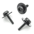 Metal M5 x 20mm Black Screw with Captive Washer