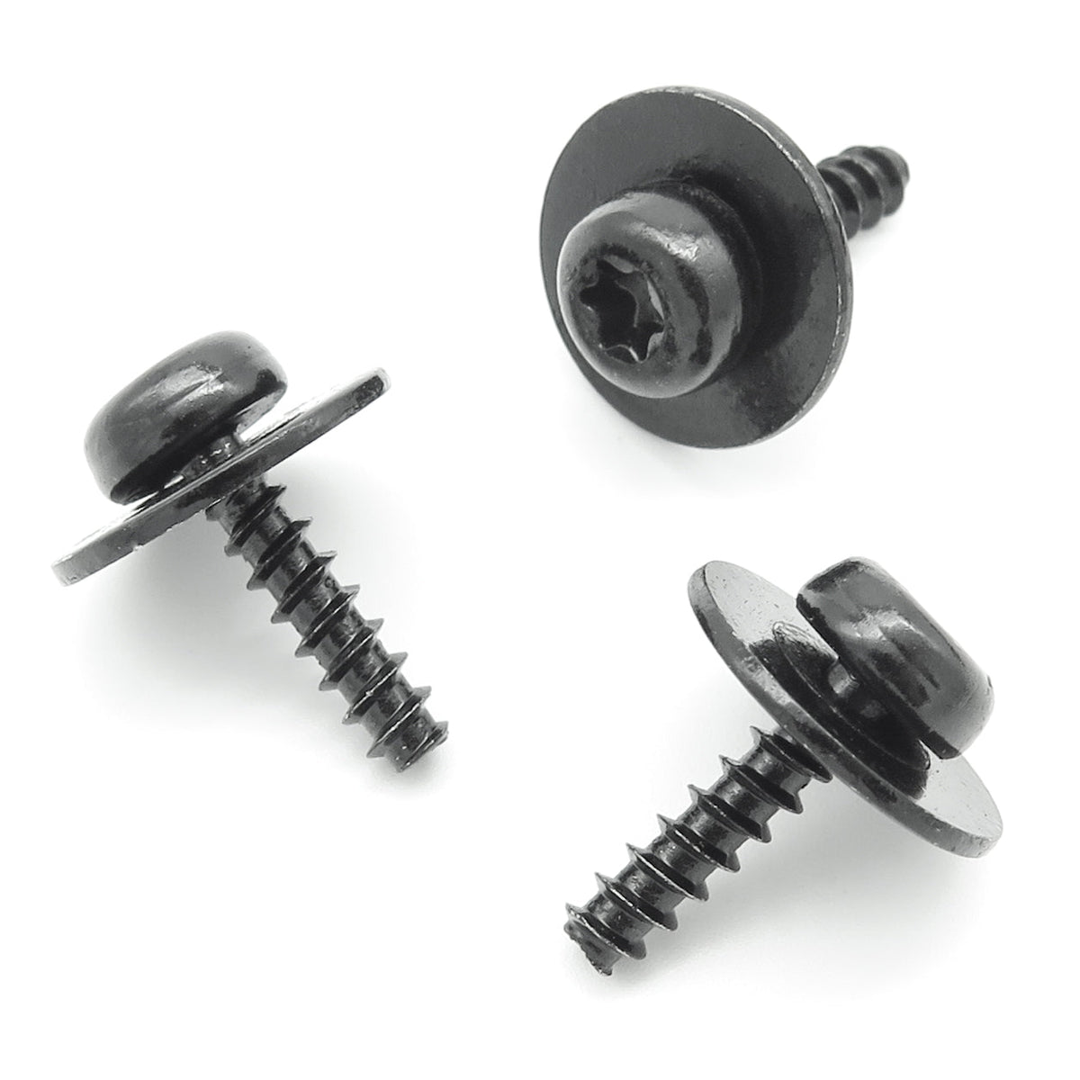 Metal M5 x 20mm Black Screw with Captive Washer