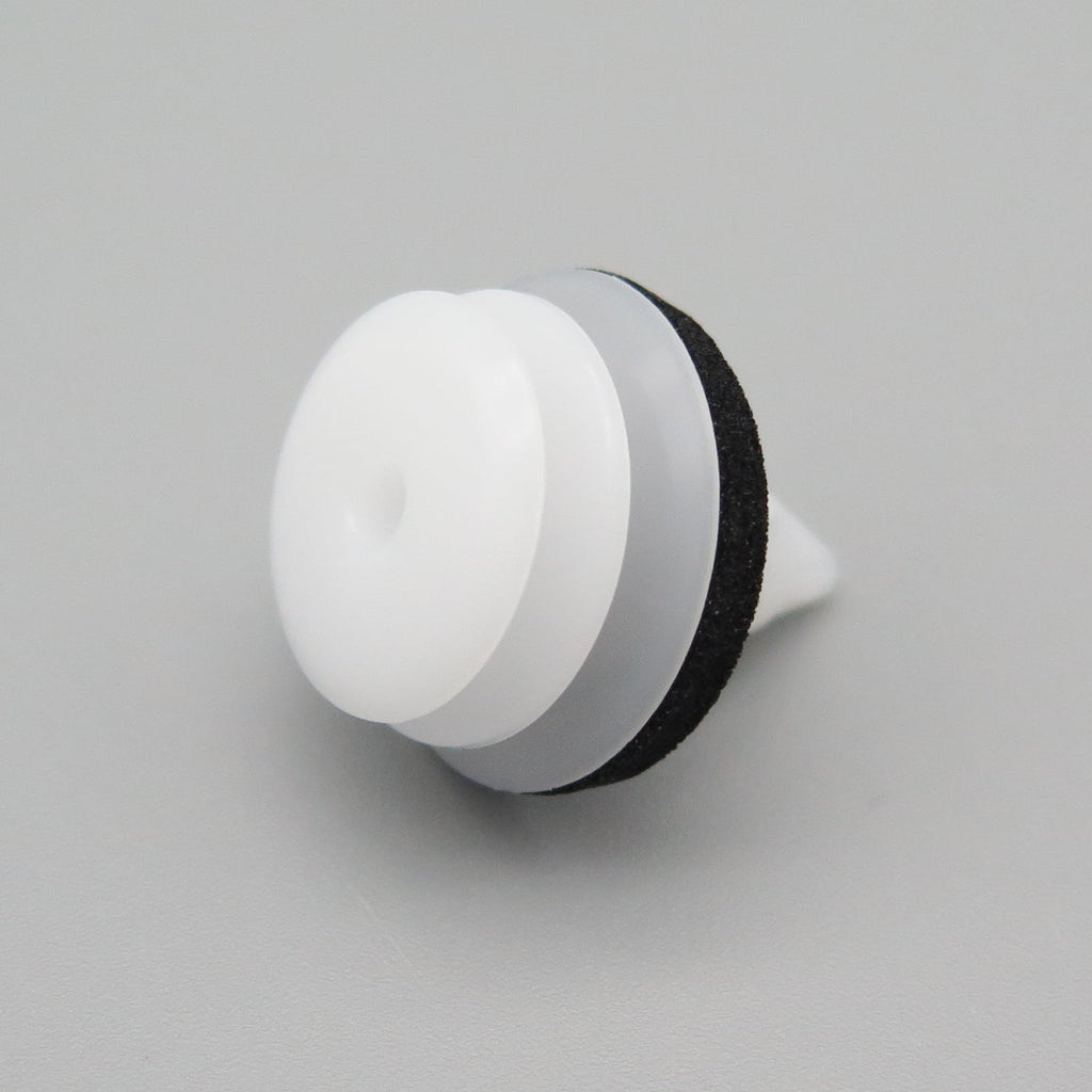 Plastic Trim & Moulding Clip, White, With Washer - image 3