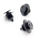Interior Trim Panel Clip, Fir Tree Shaft, Black