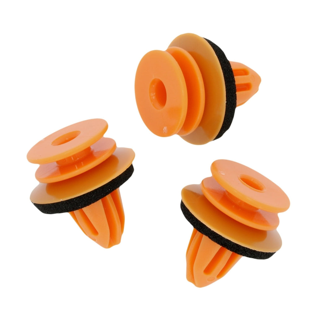 Interior Trim Panel Clip, Orange with Washer