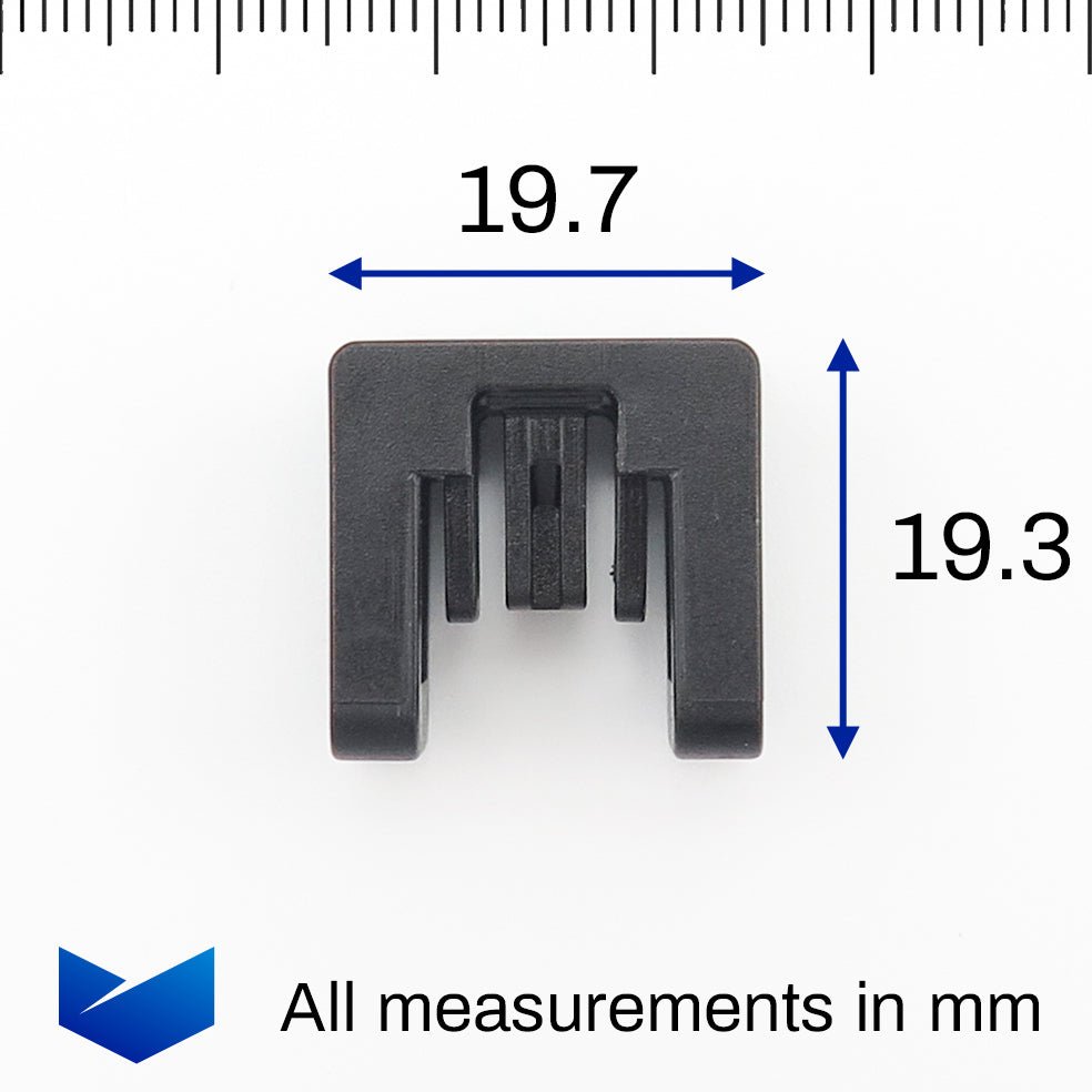 Plastic Retainer, Black - image 2