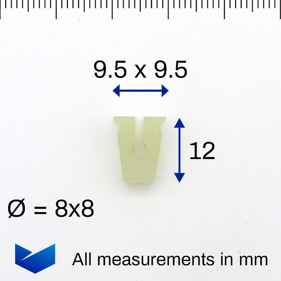 Plastic Locknut, White - image 2