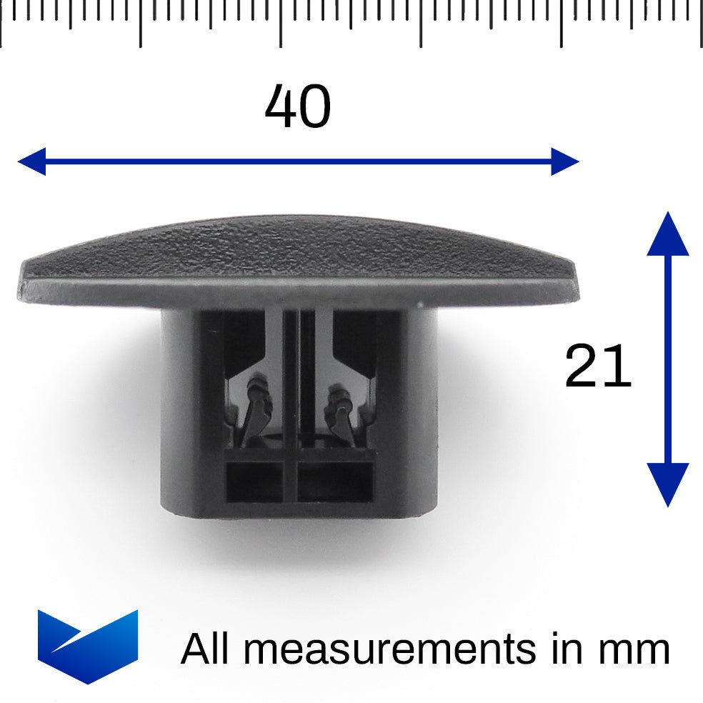 Floor Mat Retaining Clips, Black - image 2