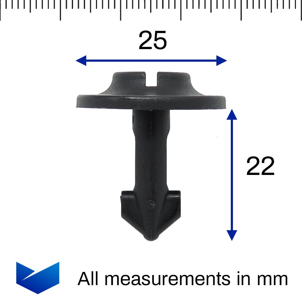 Plastic Heavy Duty Fastener for Protective Trim, Type A - image 2
