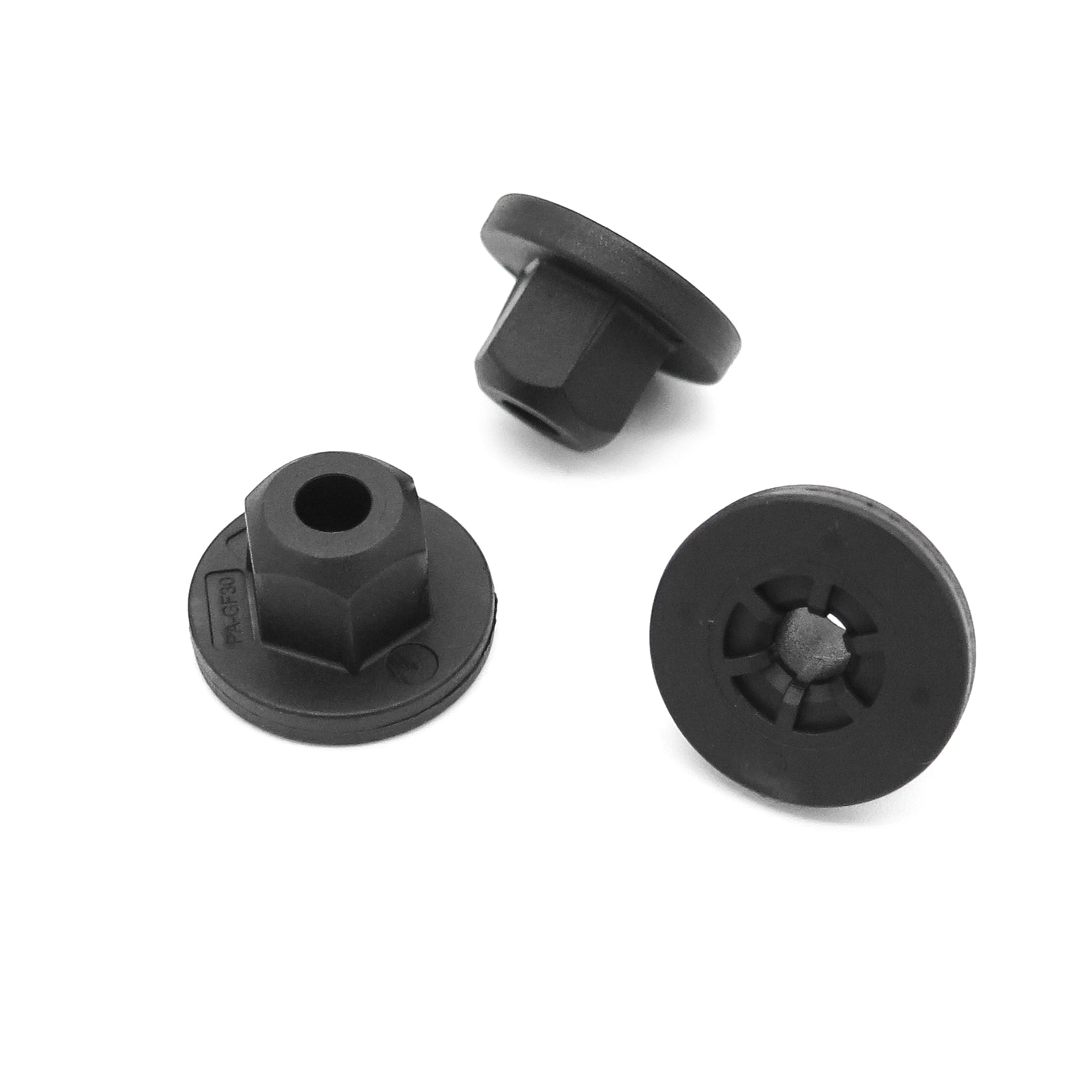 Plastic Nut, 10mm, Unthreaded