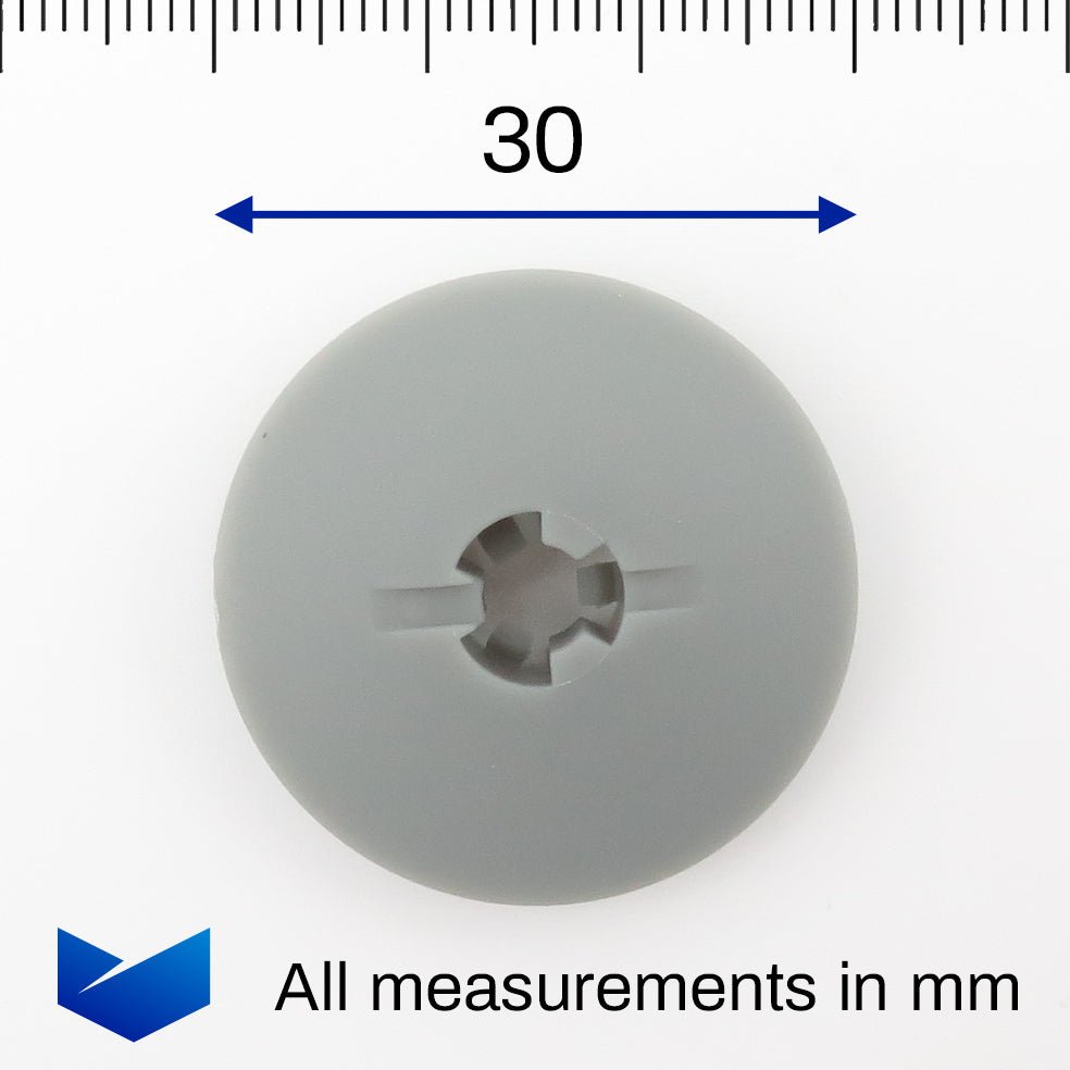 Upholstery & Trim Retainer, Grey - image 2