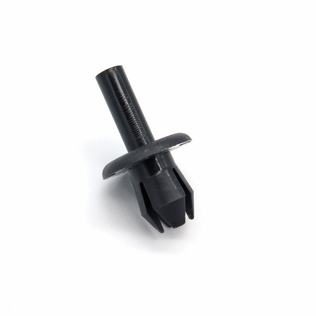 Push Fit Plastic Rivet, 8mm Hole, 18mm Collar, Black - image 3
