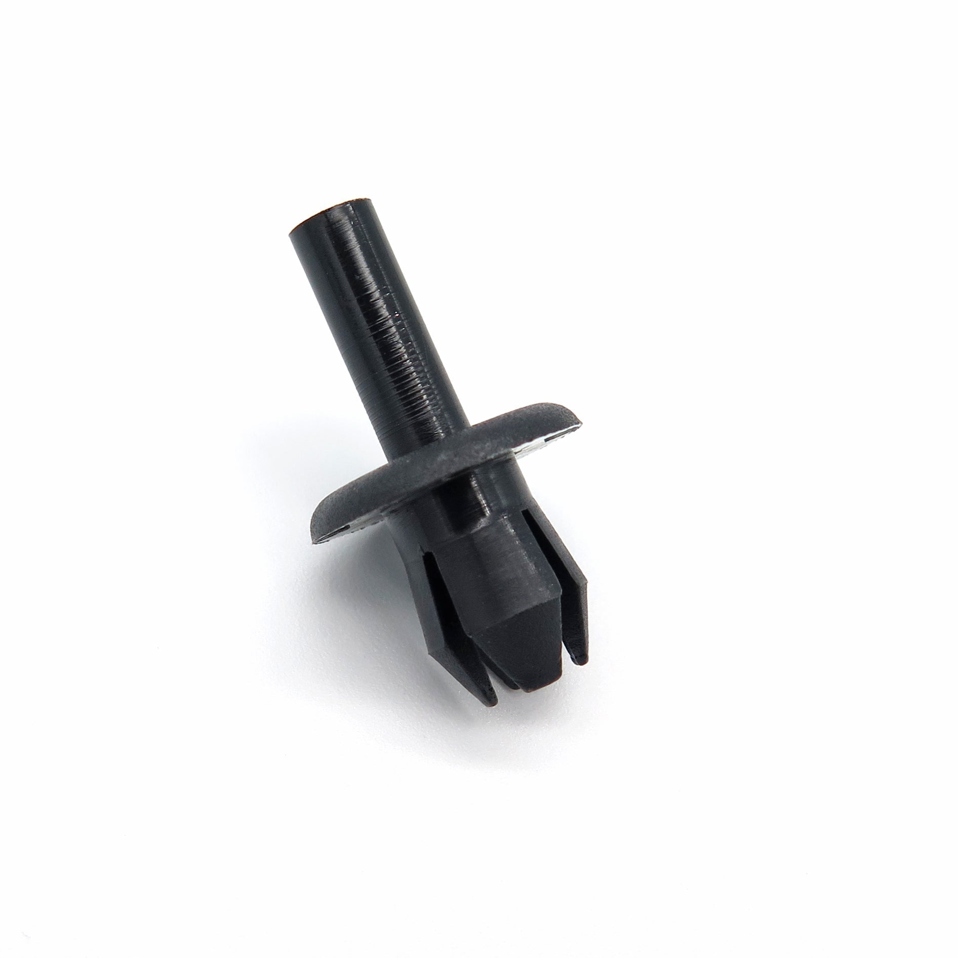 Push Fit Plastic Rivet, 8mm Hole, 18mm Collar, Black - image 3