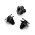 Interior Trim Clip, Black, with Crescent Head