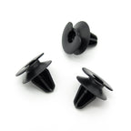 Interior Trim Clip, Black, with Crescent Head