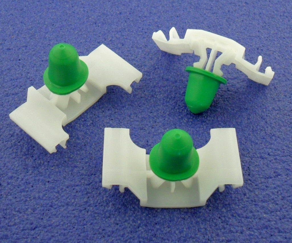 Exterior Door Moulding Clip, With Rubber Grommet