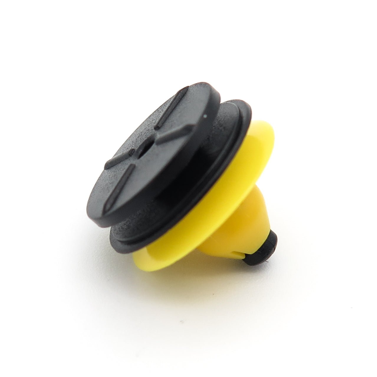 Plastic Trim & Moulding Clip, Black / Yellow - image 3
