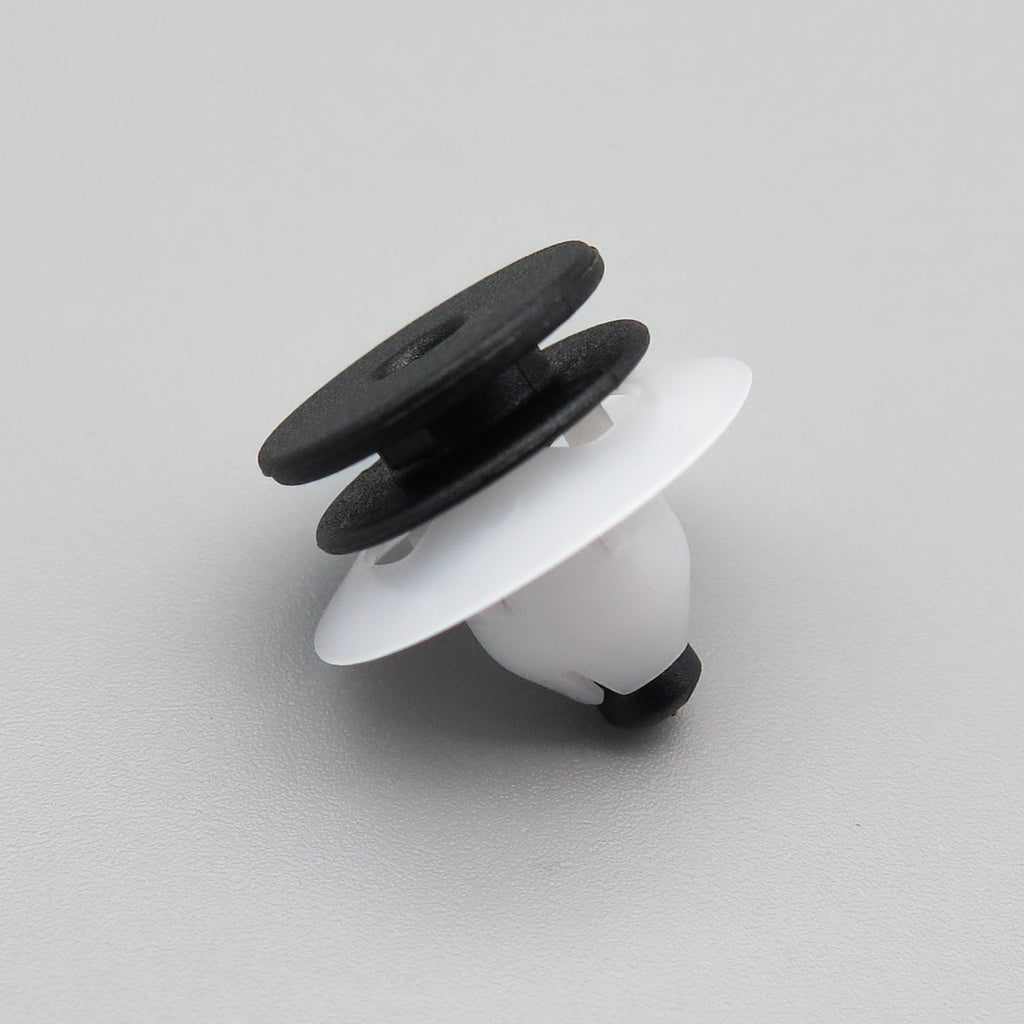 Plastic Fastener, Trim & Moulding Clip, Black and White - image 3