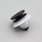 Plastic Fastener, Trim & Moulding Clip, Black and White - image 3