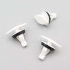 Weatherstrip Seal Clip, White with Rubber Seal