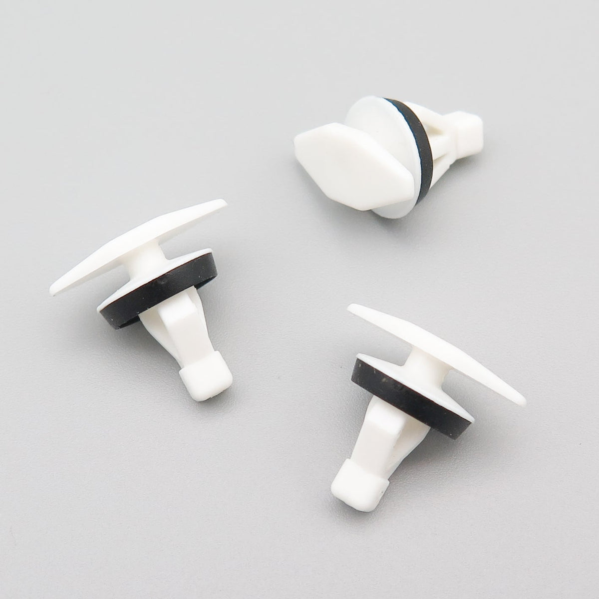 Weatherstrip Seal Clip, White with Rubber Seal