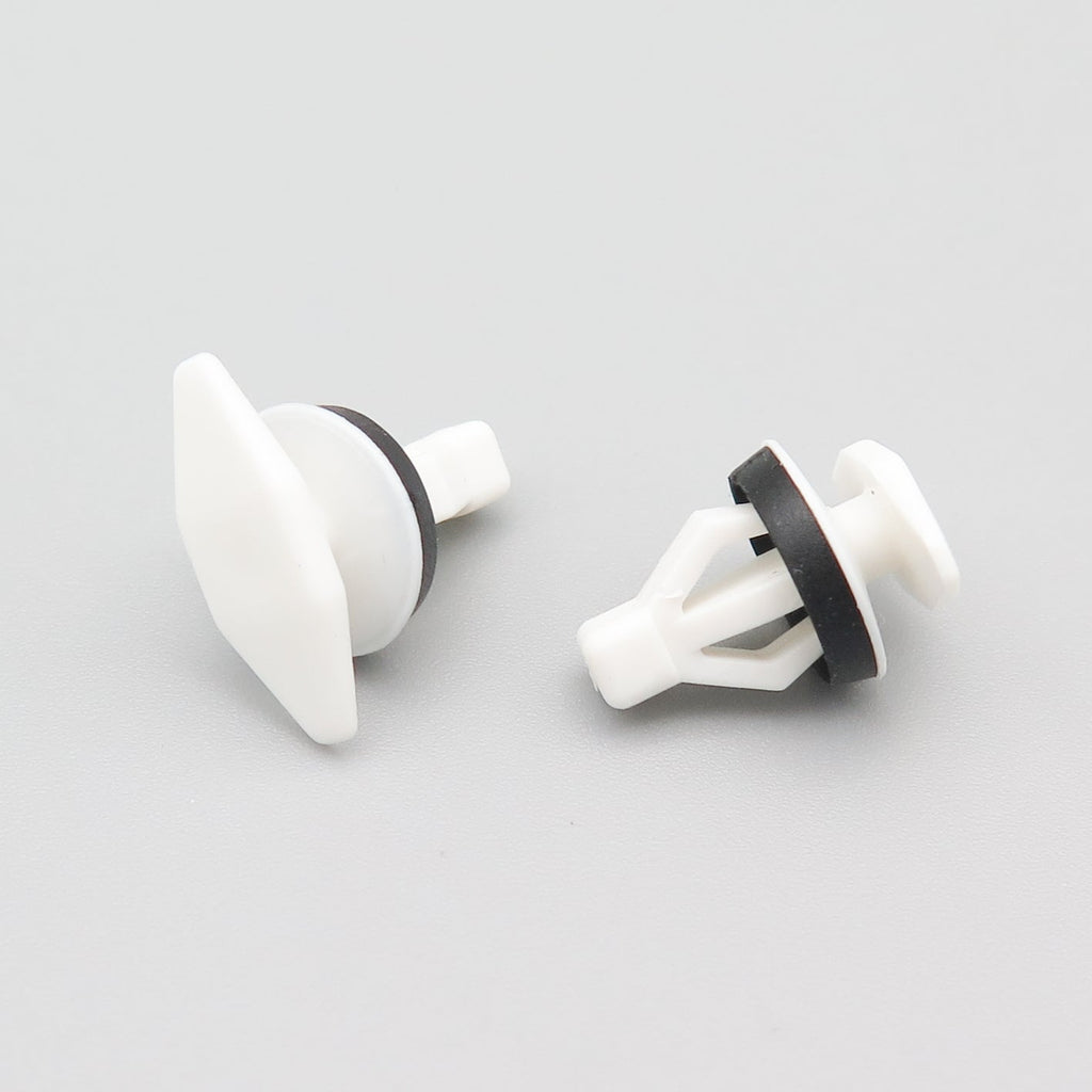 Weatherstrip Seal Clip, White with Rubber Seal - image 3