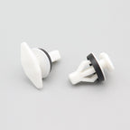 Weatherstrip Seal Clip, White with Rubber Seal - image 3