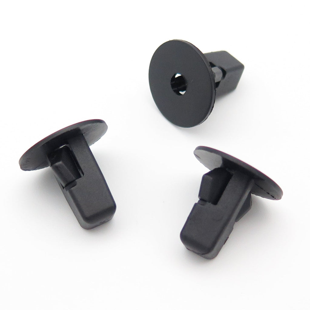 Grommet, 8x8mm Square Hole, Black