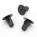 Grommet, 8x8mm Square Hole, Black