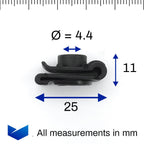 Wheel Arch Cover Fastener, Spire Clip - image 2